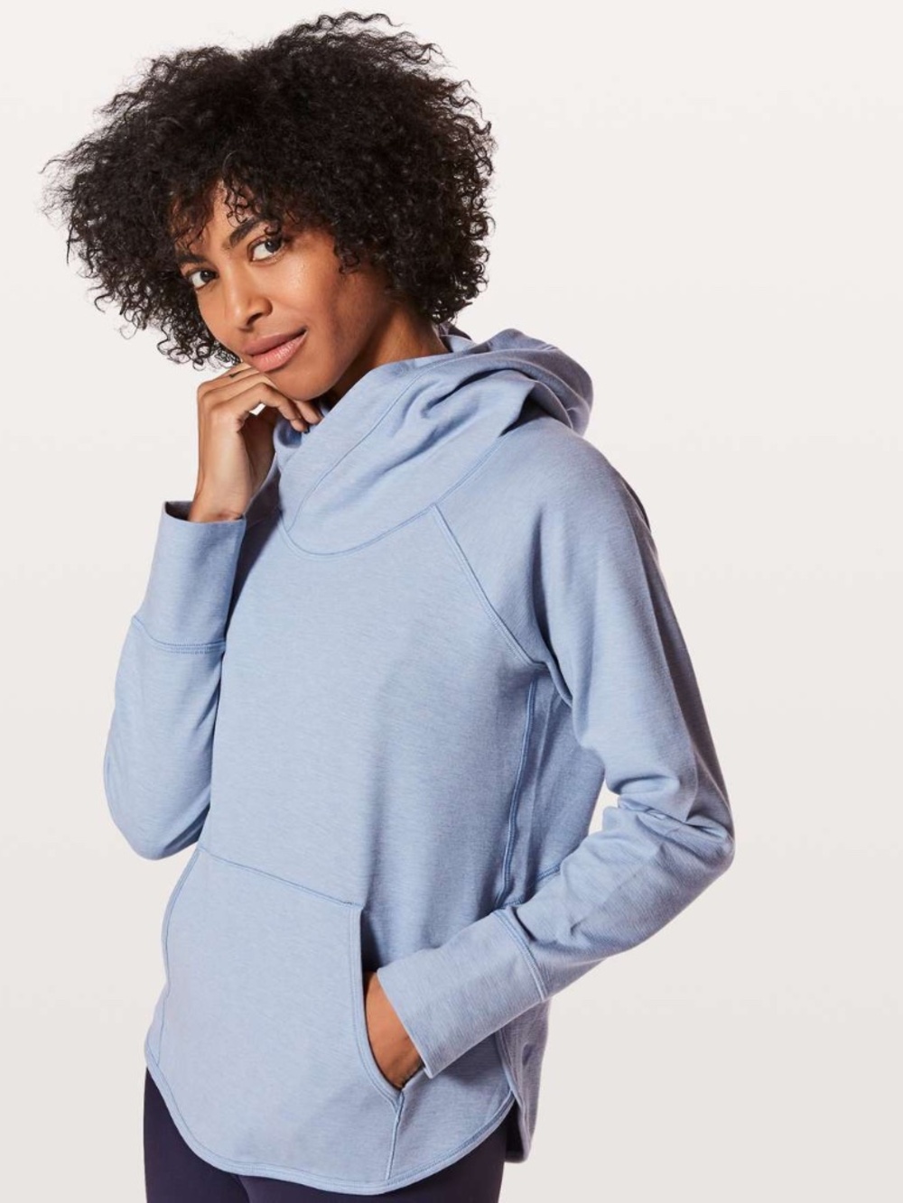 Lululemon Time Out Hoodie | Heathered Deep Indigo/Hydrangea Blue | Size 4
